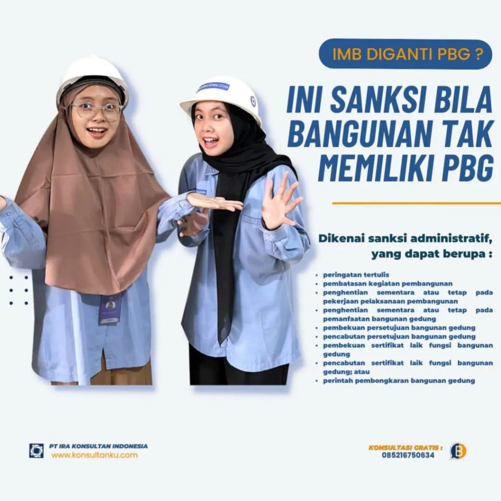 sanksi tak memiliki pbg